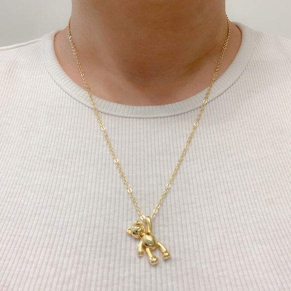 🐻Teddy Bear Necklace | 14k Gold Filled - Picture 8 of 9